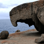 A view of Remarkable Rocks, Kangaroo Island