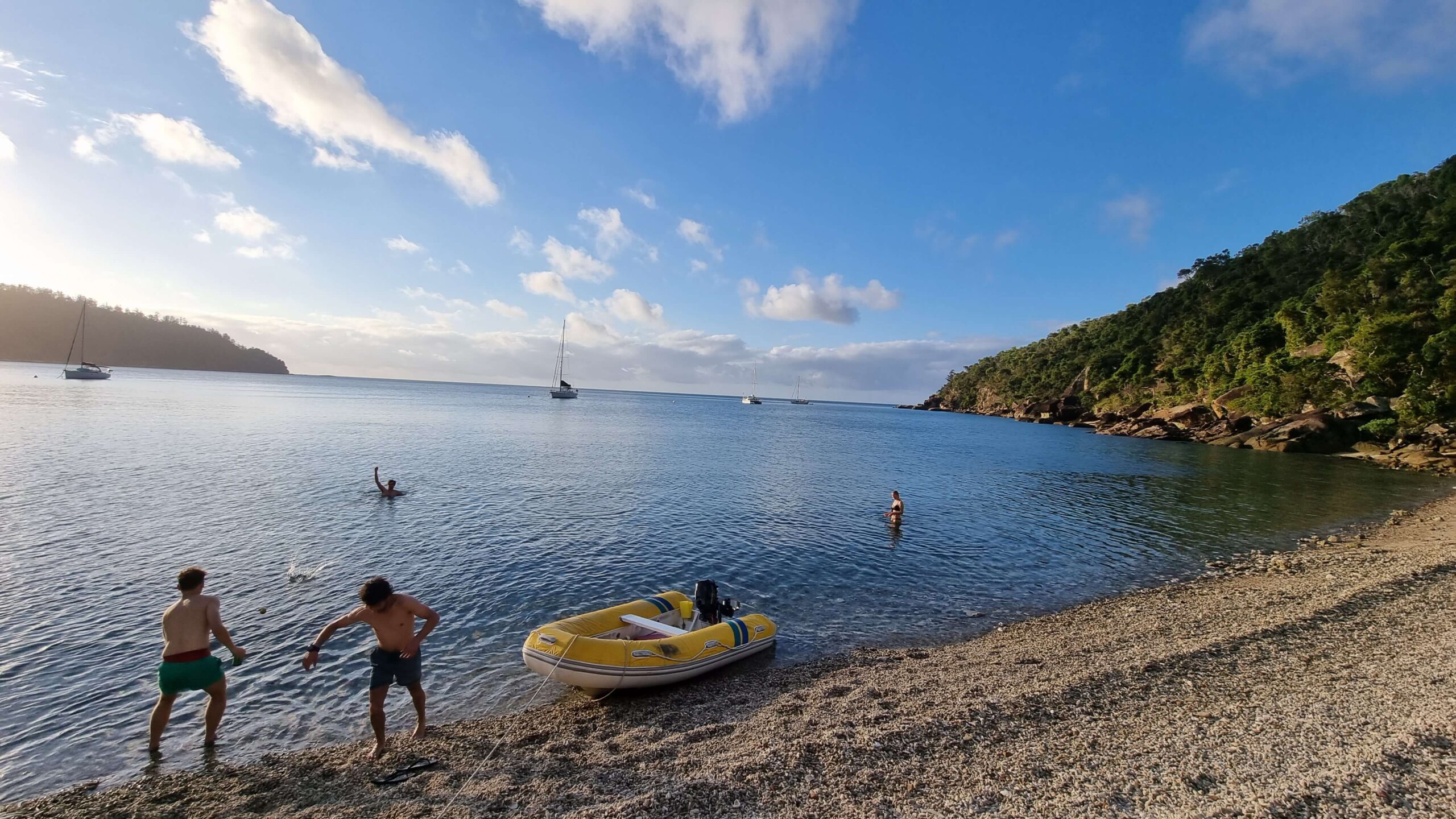 Butterfly Bay, the Whitsundays. Photo taken by Lizzie.