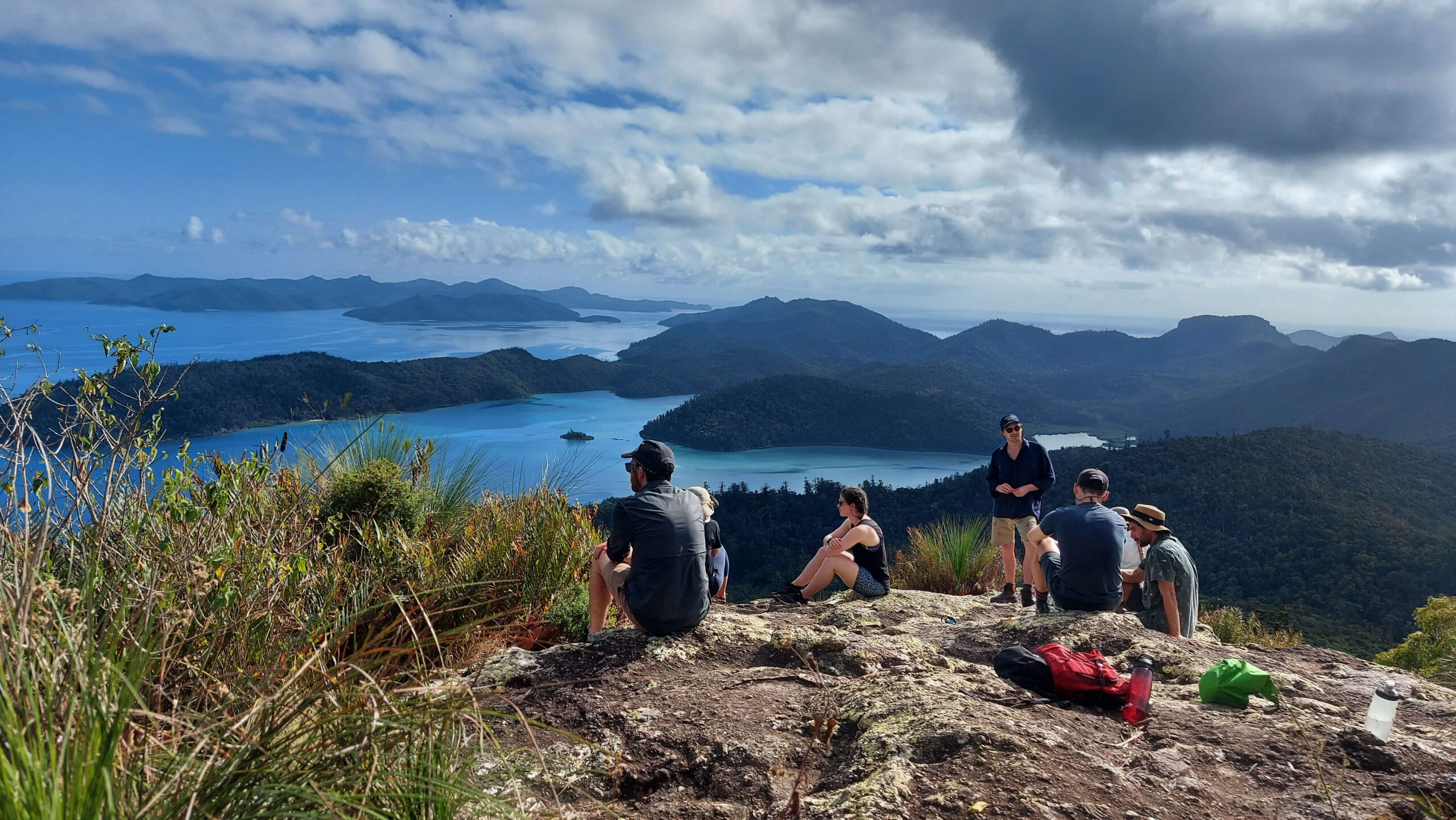 The top of Whitsunday Peak, Whitsunday Islands National Park. Photo taken by Lizzie.
