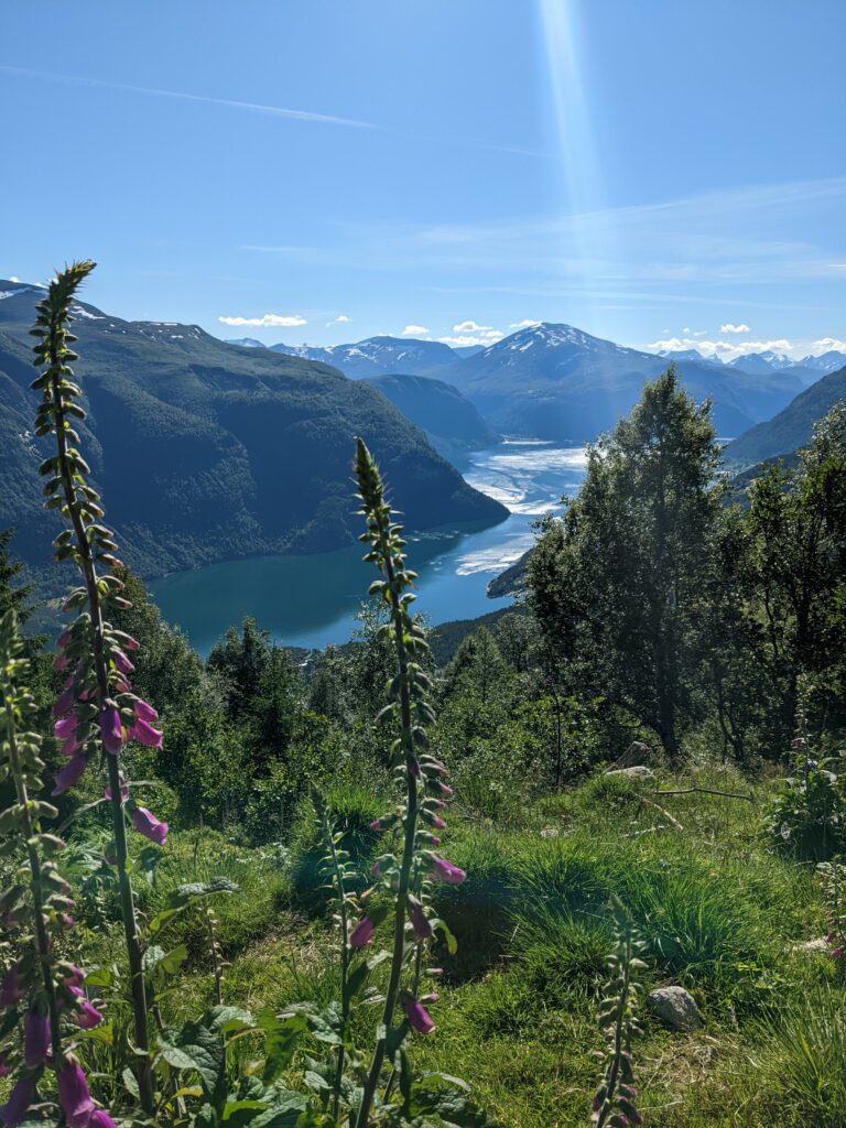 Hiking in Norway.